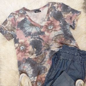 Heimish Floral V-Neck Top